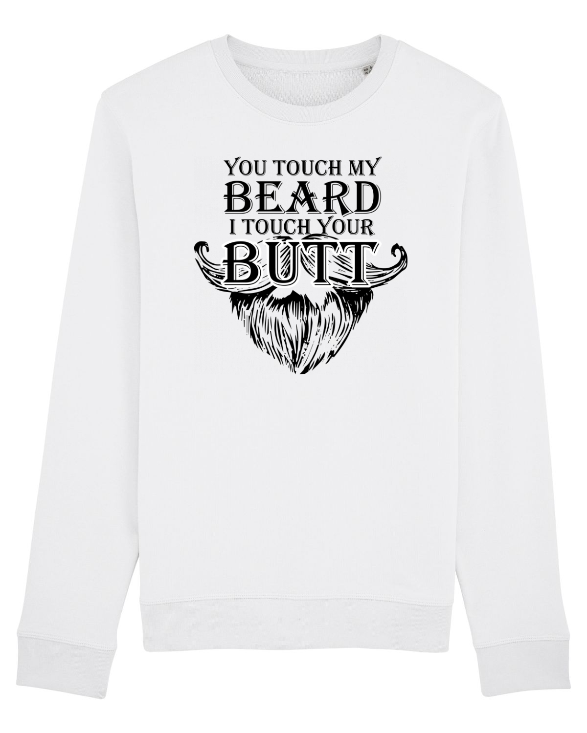 Bluză mânecă lungă Unisex Rise White