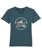 Into the forest Tricou mânecă scurtă guler V Bărbat Presenter