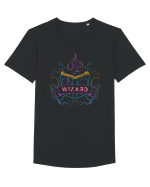 Neon WIZARD Tricou mânecă scurtă guler larg Bărbat Skater