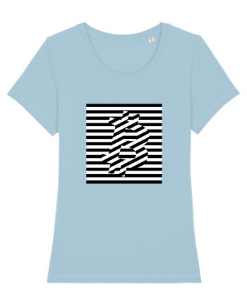 Bitcoin Stripes Sky Blue