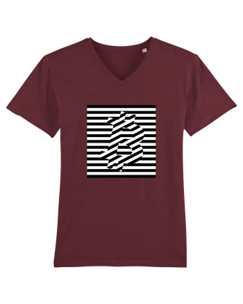 Bitcoin Stripes Burgundy