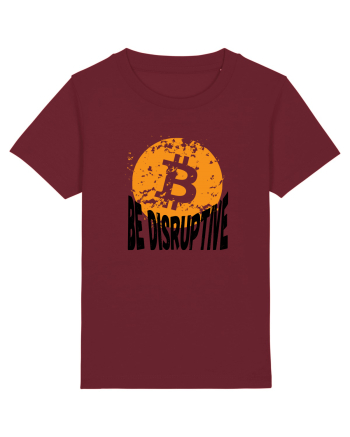 Bitcoin Be Disruptive Burgundy