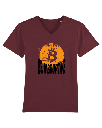 Bitcoin Be Disruptive Burgundy
