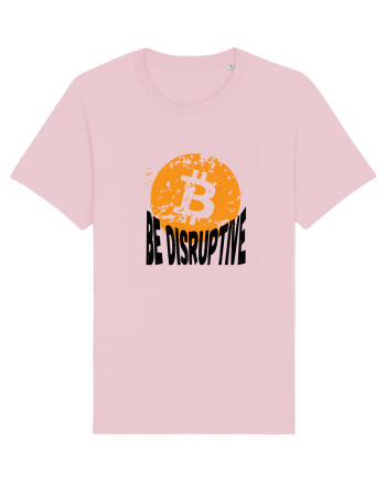 Bitcoin Be Disruptive Cotton Pink