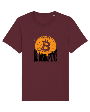 Bitcoin Be Disruptive Burgundy