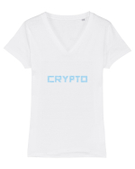 Crypto Circuits Tricou mânecă scurtă guler V Damă Evoker