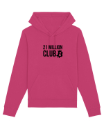 Bitcoin 21 Million Club (negru) Hanorac Unisex Drummer