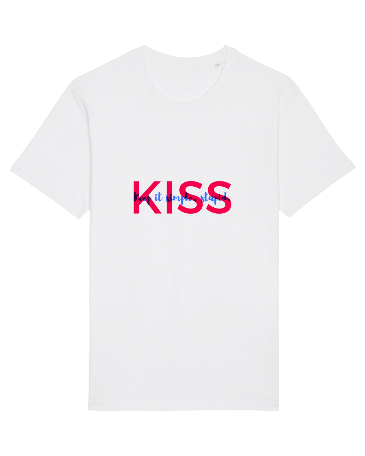 Tricou mânecă scurtă Unisex Rocker White
