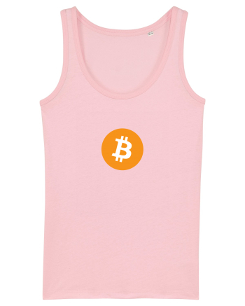 Bitcoin Logo Cotton Pink