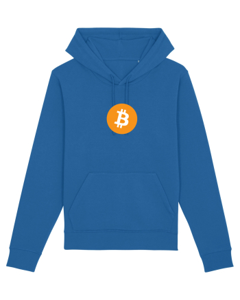 Bitcoin Logo Royal Blue