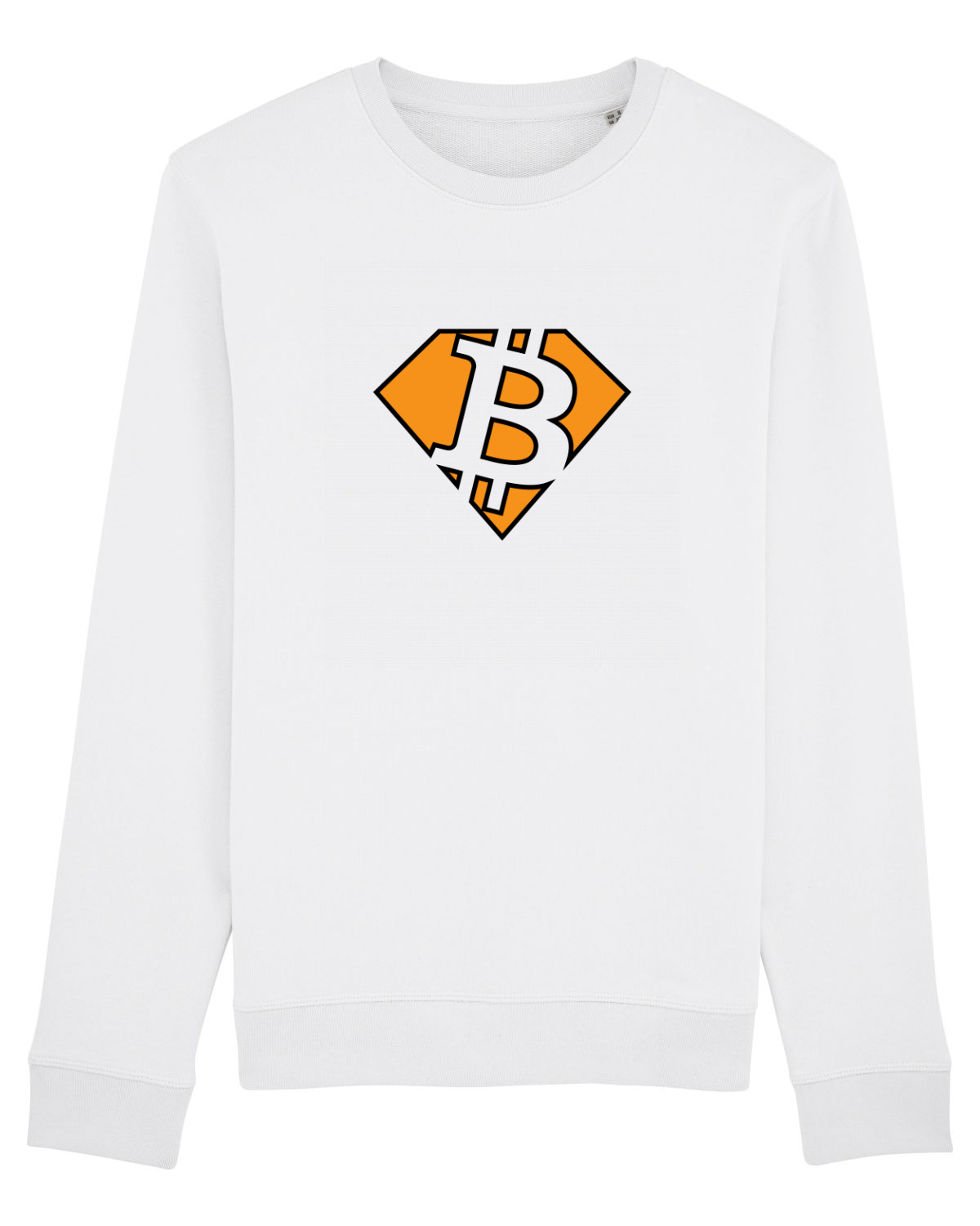 Bluză mânecă lungă Unisex Rise White