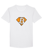 Bitcoin Hero Tricou mânecă scurtă guler larg Bărbat Skater