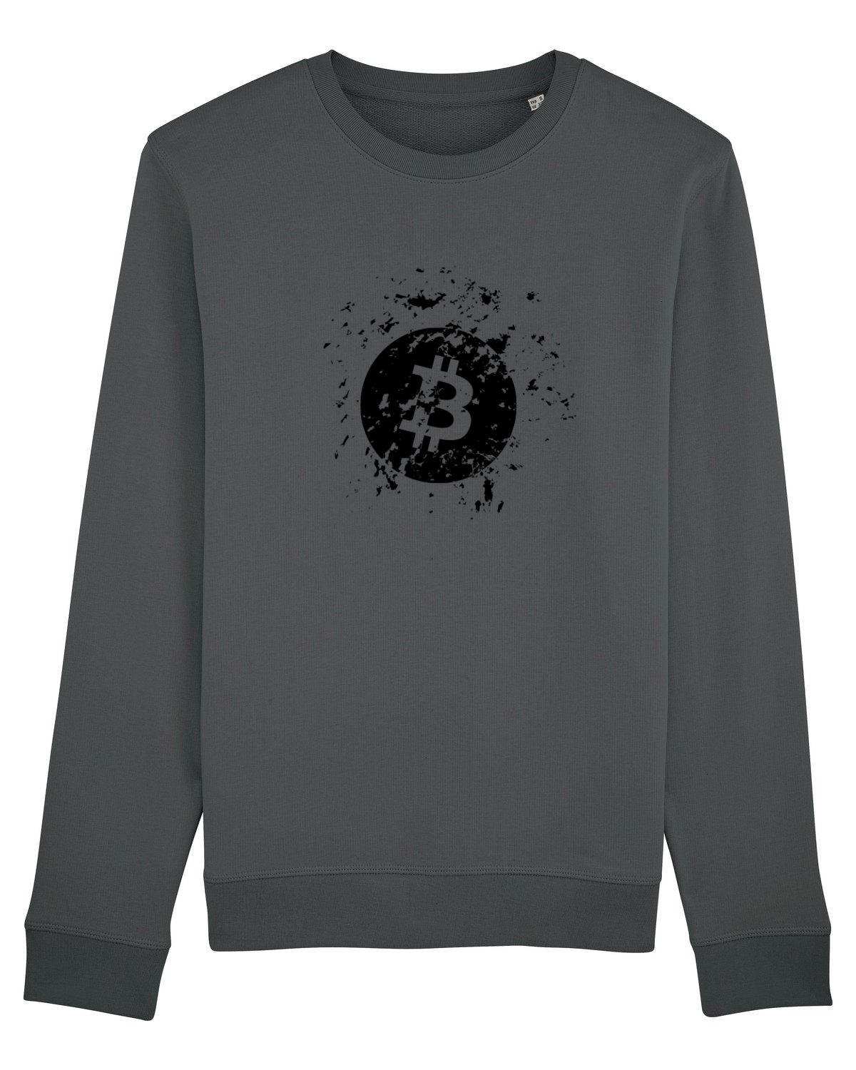 Bluză mânecă lungă Unisex Rise Anthracite