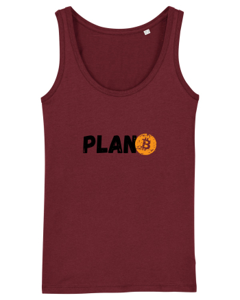 Plan B(itcoin) negru Burgundy