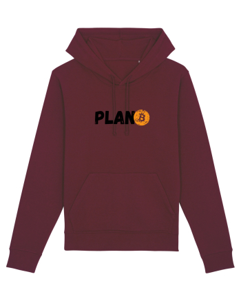 Plan B(itcoin) negru Burgundy