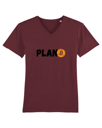 Plan B(itcoin) negru Burgundy