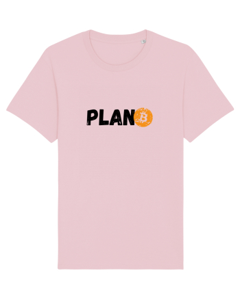 Plan B(itcoin) negru Cotton Pink