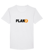 Plan B(itcoin) negru Tricou mânecă scurtă guler larg Bărbat Skater