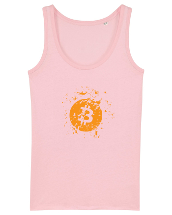 Bitcoin Explosion (orange) Cotton Pink