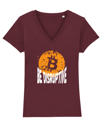 Bitcoin Be Disruptive (alb) Burgundy