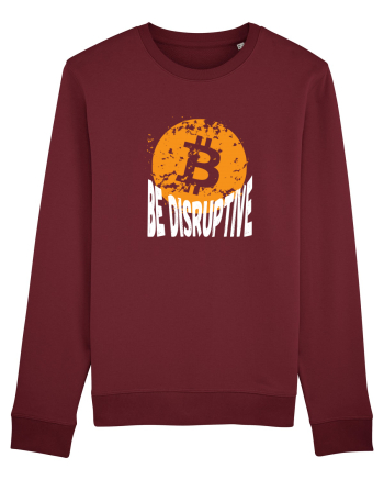 Bitcoin Be Disruptive (alb) Burgundy