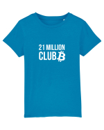 Bitcoin 21 Million Club (alb) Tricou mânecă scurtă  Copii Mini Creator
