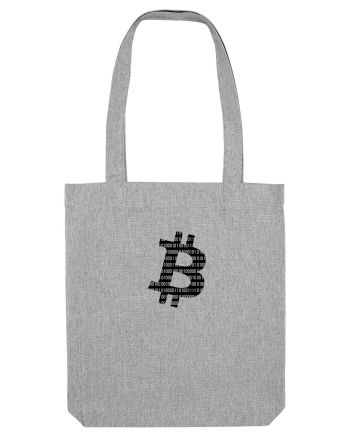 Bitcoin Binary Heather Grey