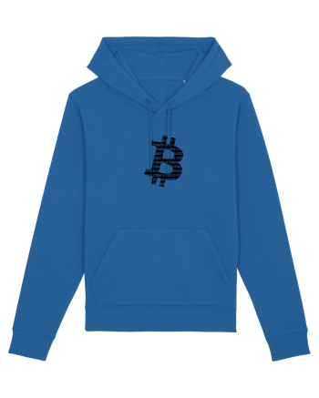 Bitcoin Binary Royal Blue