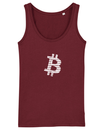 Bitcoin Binary (alb) Burgundy