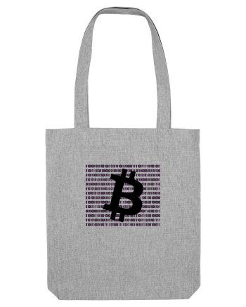 Bitcoin Binary Box Heather Grey