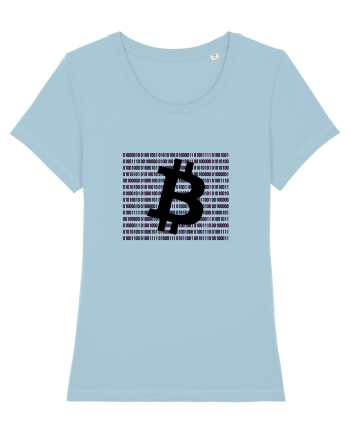 Bitcoin Binary Box Sky Blue