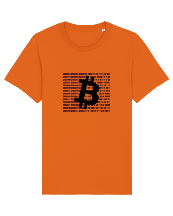 Bitcoin Binary Box Bright Orange