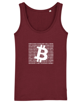 Bitcoin Binary Box (alb) Burgundy