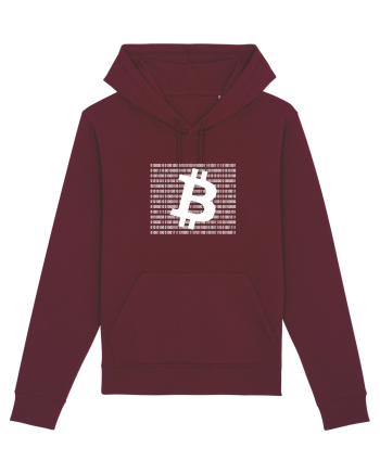 Bitcoin Binary Box (alb) Burgundy
