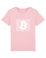 Bitcoin Binary Box (alb) Tricou mânecă scurtă  Copii Mini Creator