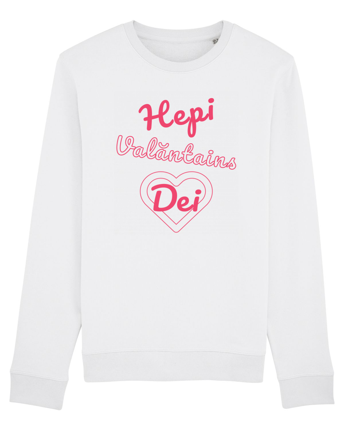 Bluză mânecă lungă Unisex Rise White