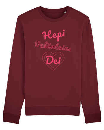 Hepi Valăntains Dei ! Burgundy