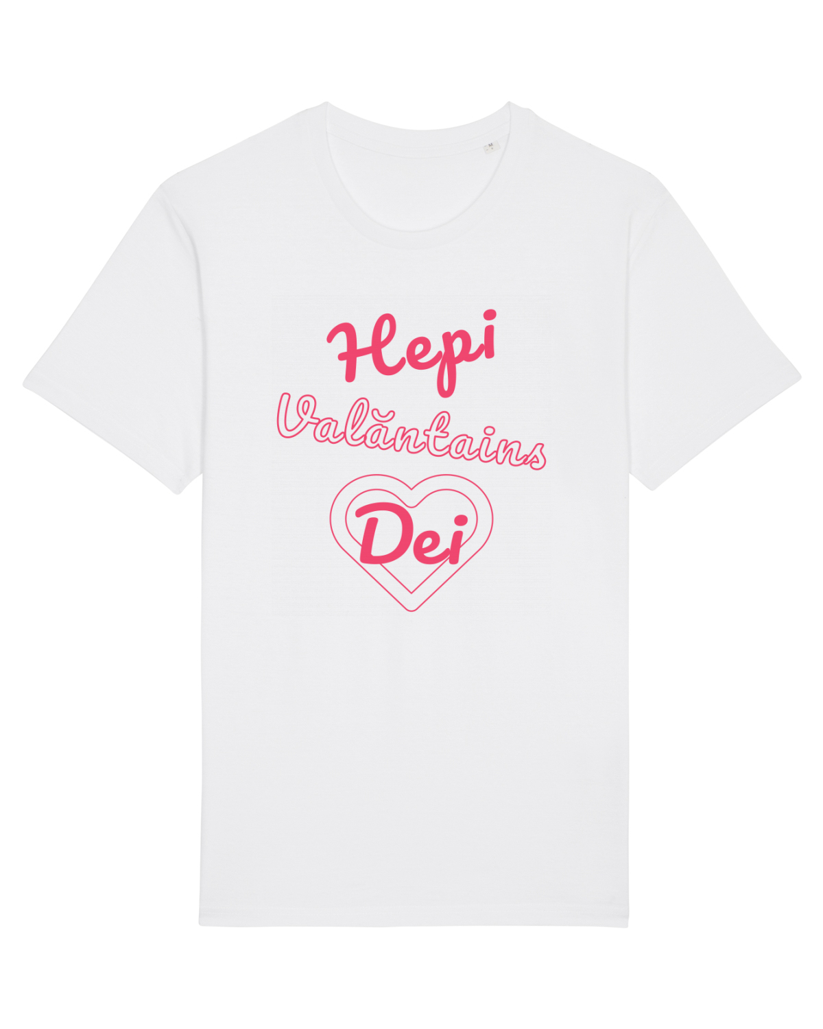 Tricou mânecă scurtă Unisex Rocker White