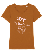 Hepi Valăntains Dei - white Tricou mânecă scurtă guler larg fitted Damă Expresser