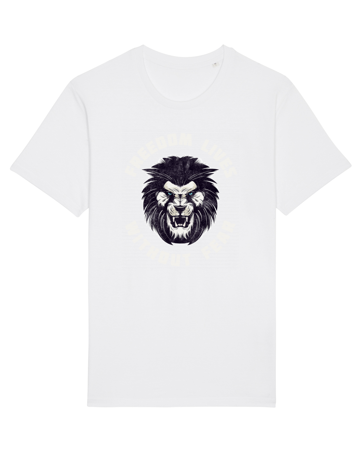 Tricou mânecă scurtă Unisex Rocker White