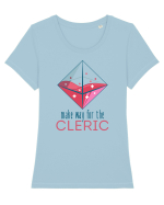Make way for the Cleric Tricou mânecă scurtă guler larg fitted Damă Expresser