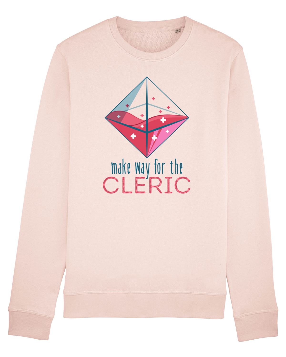 Bluză mânecă lungă Unisex Rise Candy Pink
