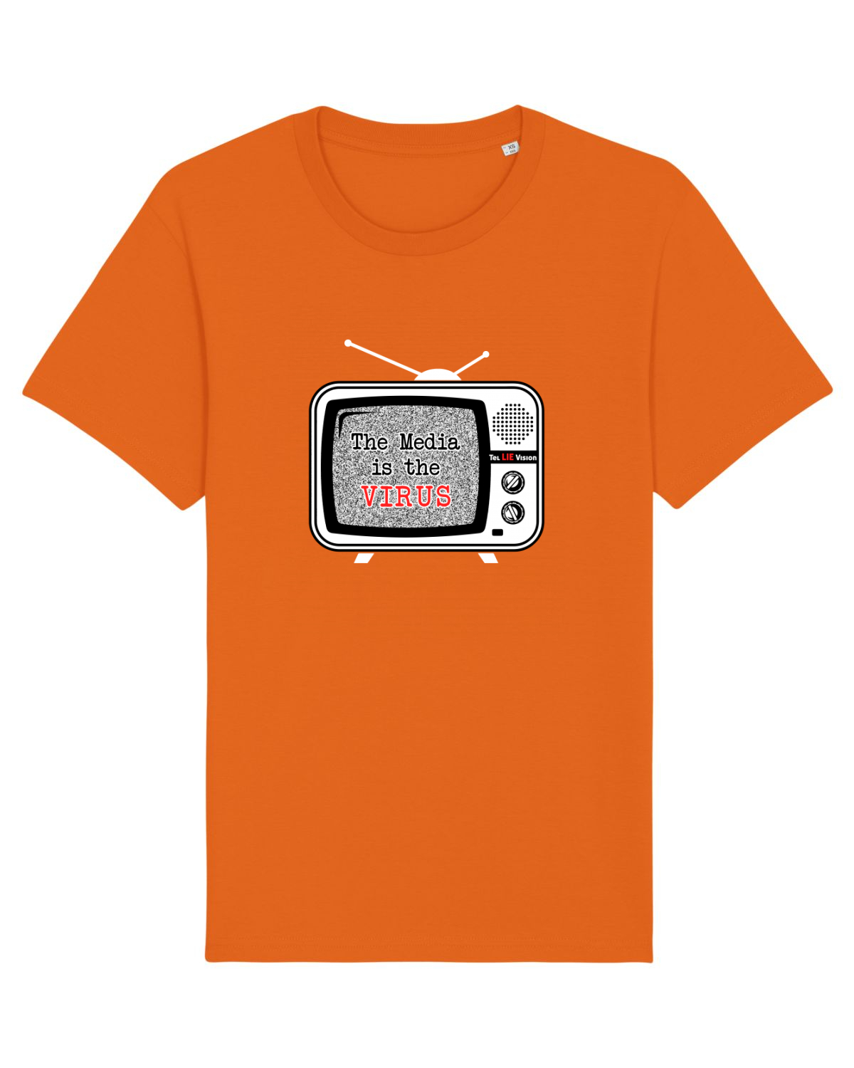 Tricou mânecă scurtă Unisex Rocker Bright Orange