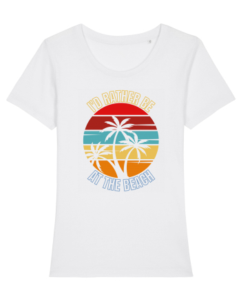 I'd Rather Be At The Beach  White