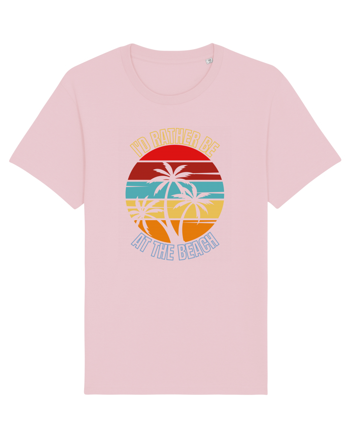 Tricou mânecă scurtă Unisex Rocker Cotton Pink
