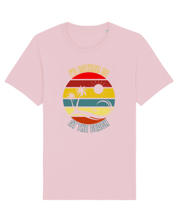 I'd Rather Be At The Beach  Cotton Pink