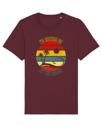 I'd Rather Be At The Beach  Burgundy