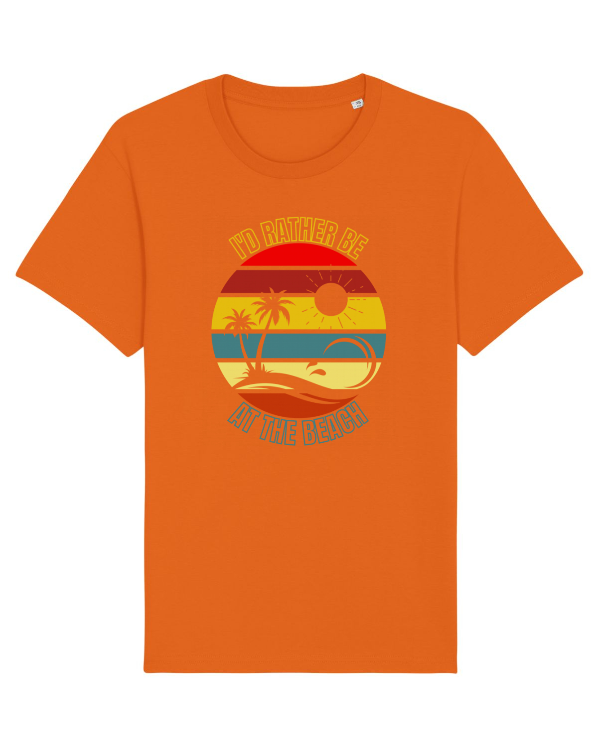 Tricou mânecă scurtă Unisex Rocker Bright Orange