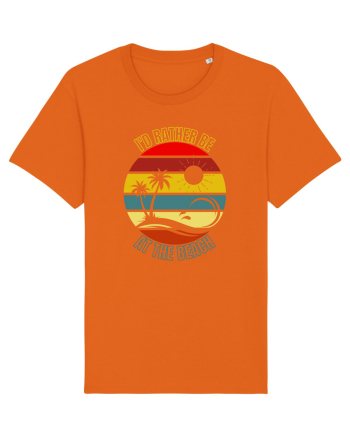 I'd Rather Be At The Beach  Bright Orange