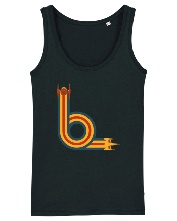 Retro Vintage Star Wars  Black